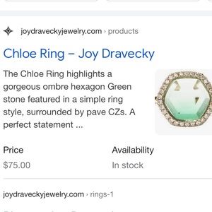 Joy Dravecky Chloe Ring